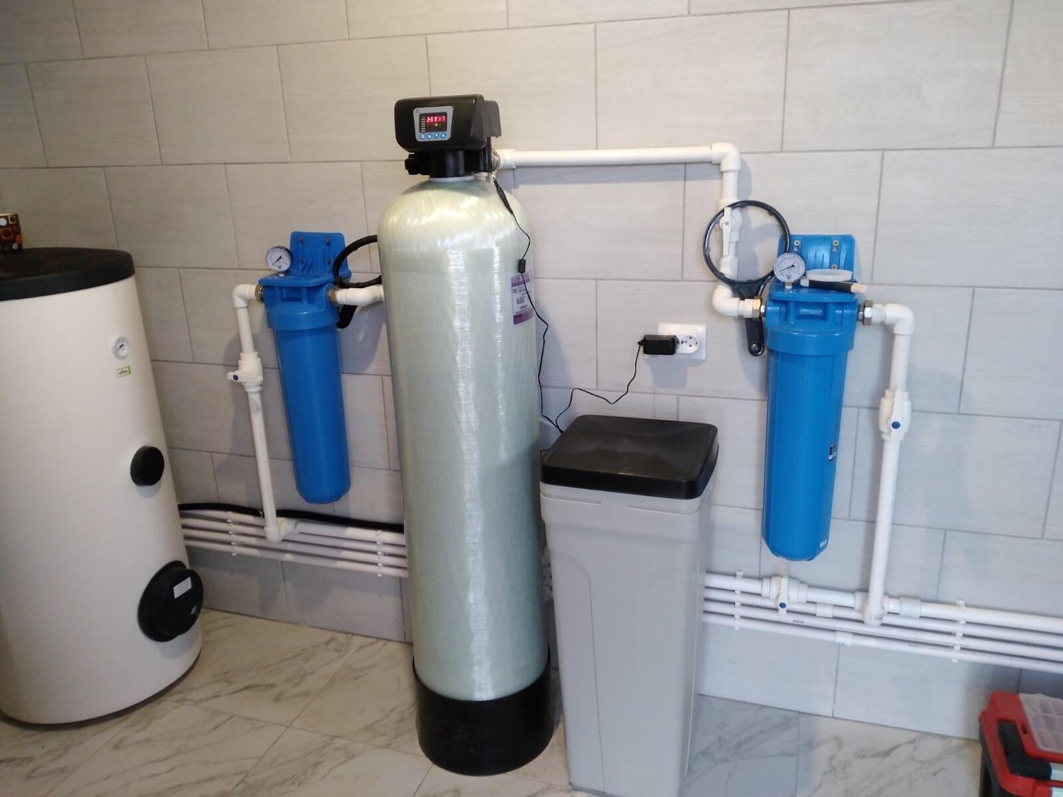 Частный дом в Конаково, скважина 40 м