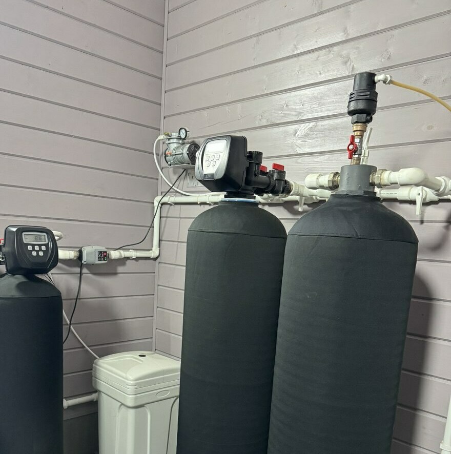 Трёхэтажный коттедж в Конаково с гидрофором